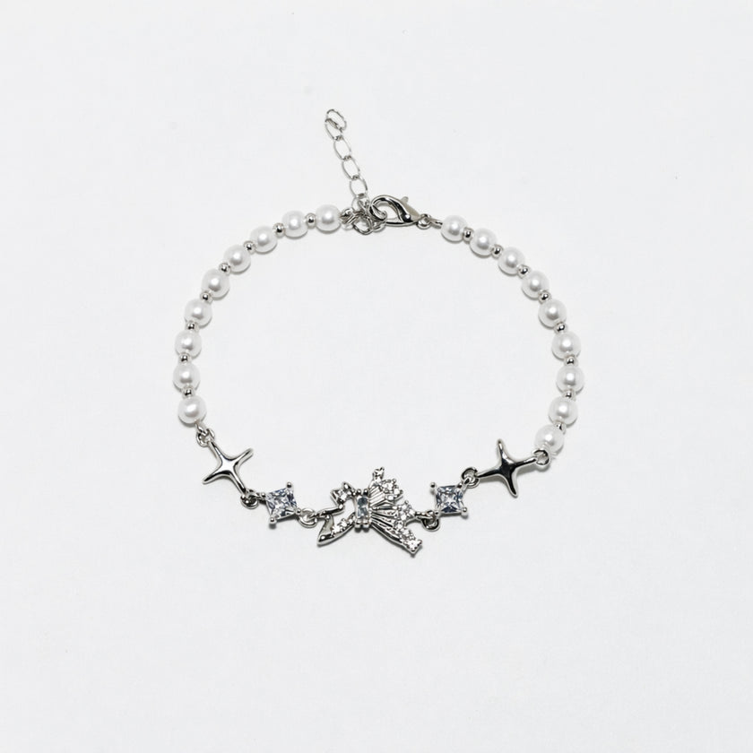 Half Wing Pearl Bracelet