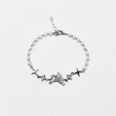 Half Wing Pearl Bracelet