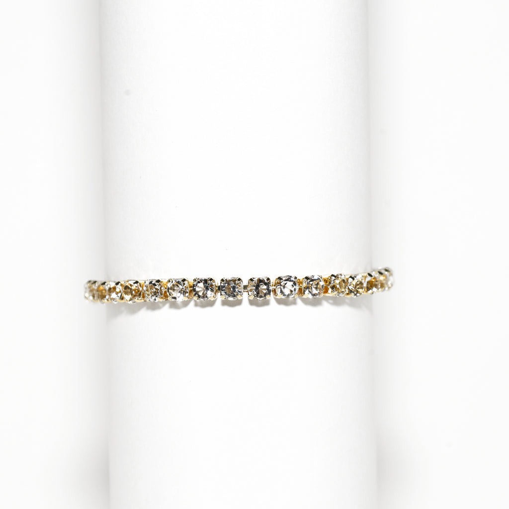 Adjustable Cubic Gold Bracelet