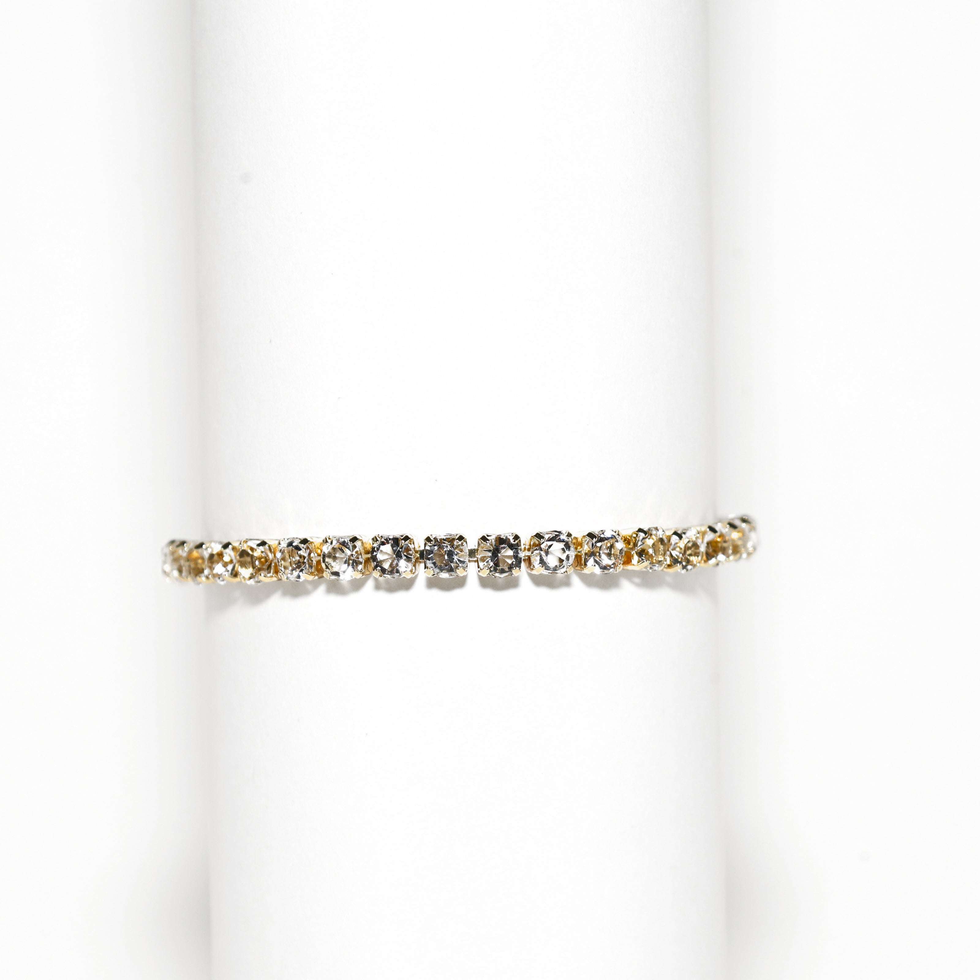 Adjustable Cubic Gold Bracelet