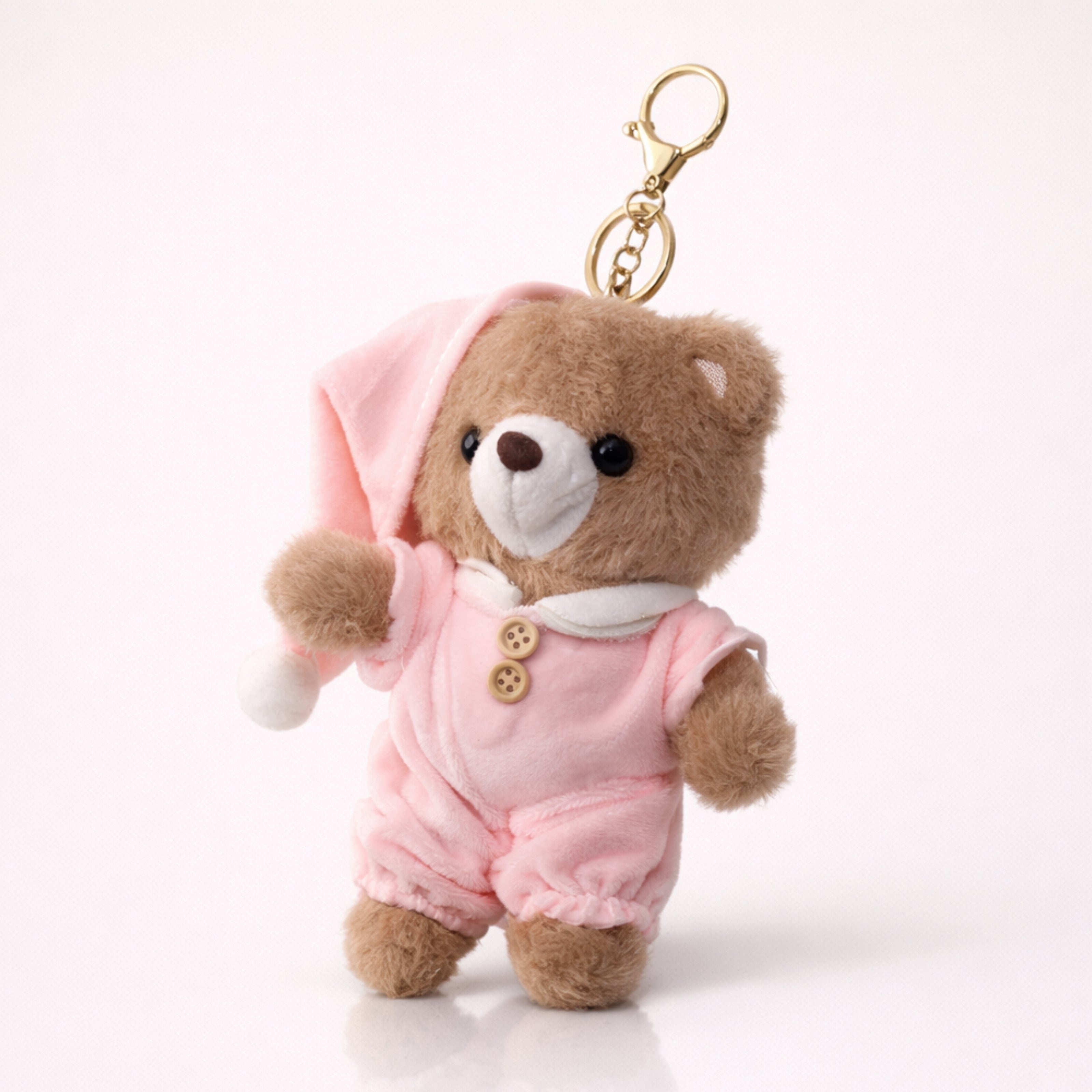 Pink Sleepy Teddy Plush