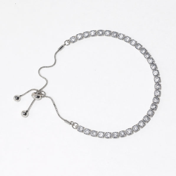 Adjustable Cubic Stone Bracelet