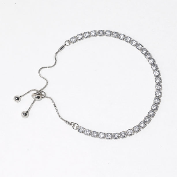 Adjustable Cubic Stone Bracelet