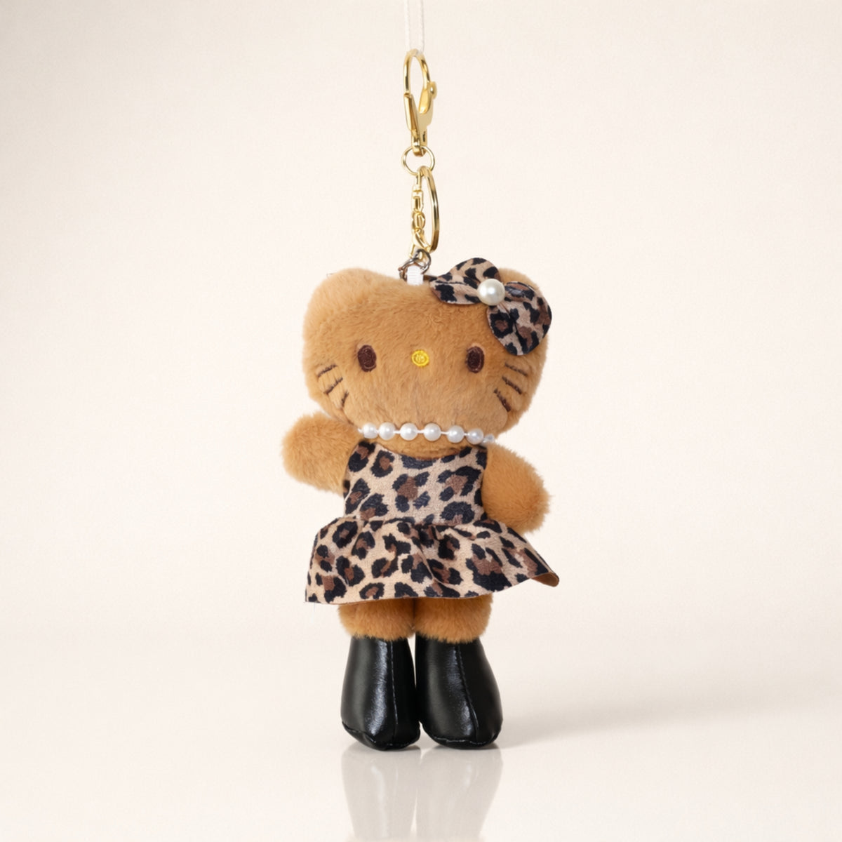 Brown Leopard Kitty Plush