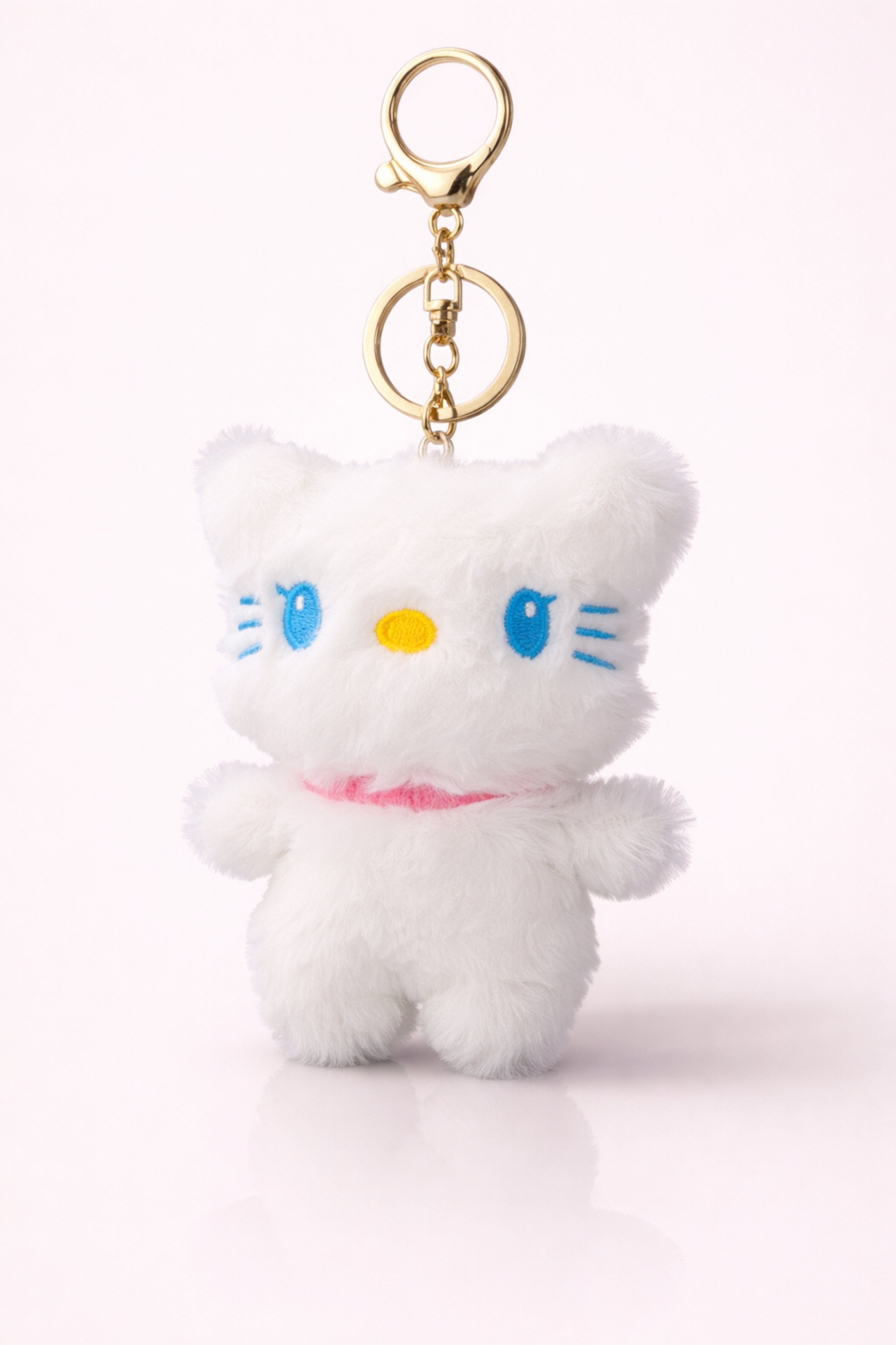 Pink Collar Fluffy Kitty