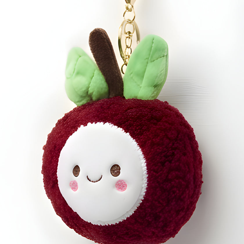 Happy Red Apple Plush