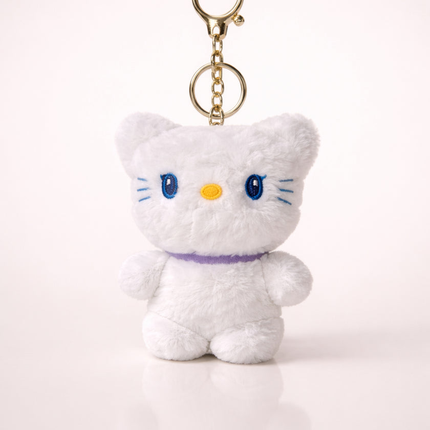 Purple Collar Fluffy Kitty
