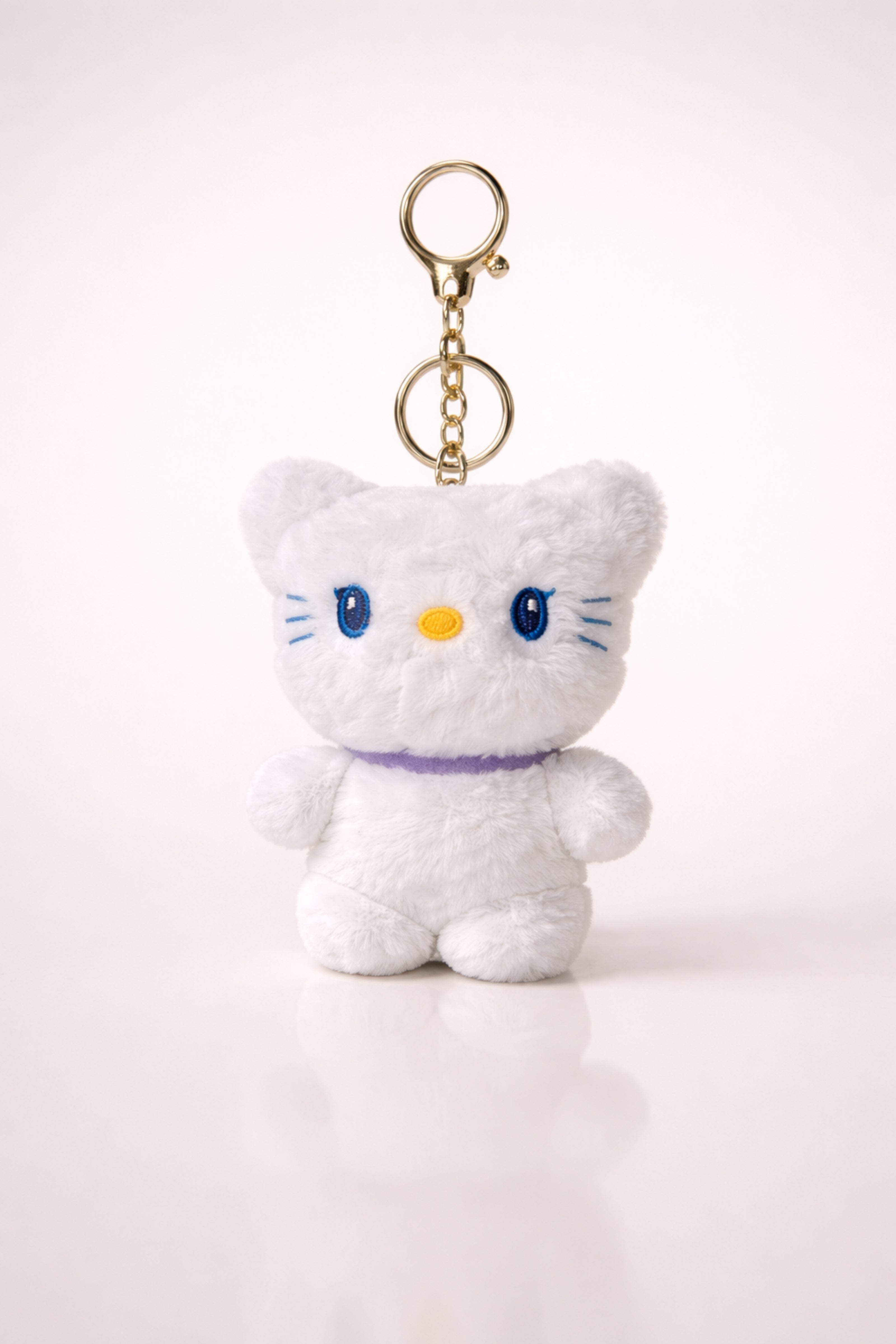 Purple Collar Fluffy Kitty