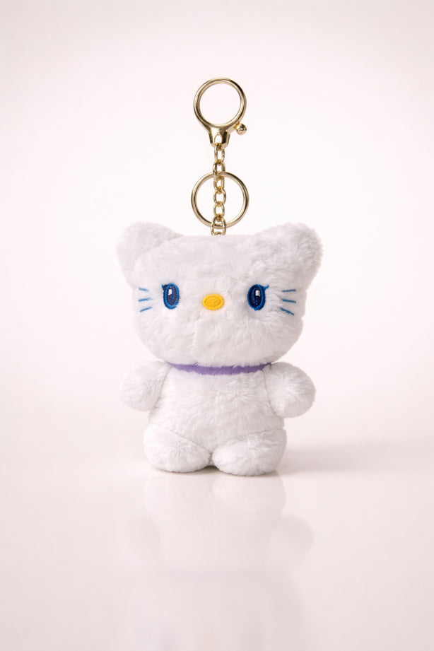 Purple Collar Fluffy Kitty