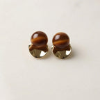 Bronze Halo Stud