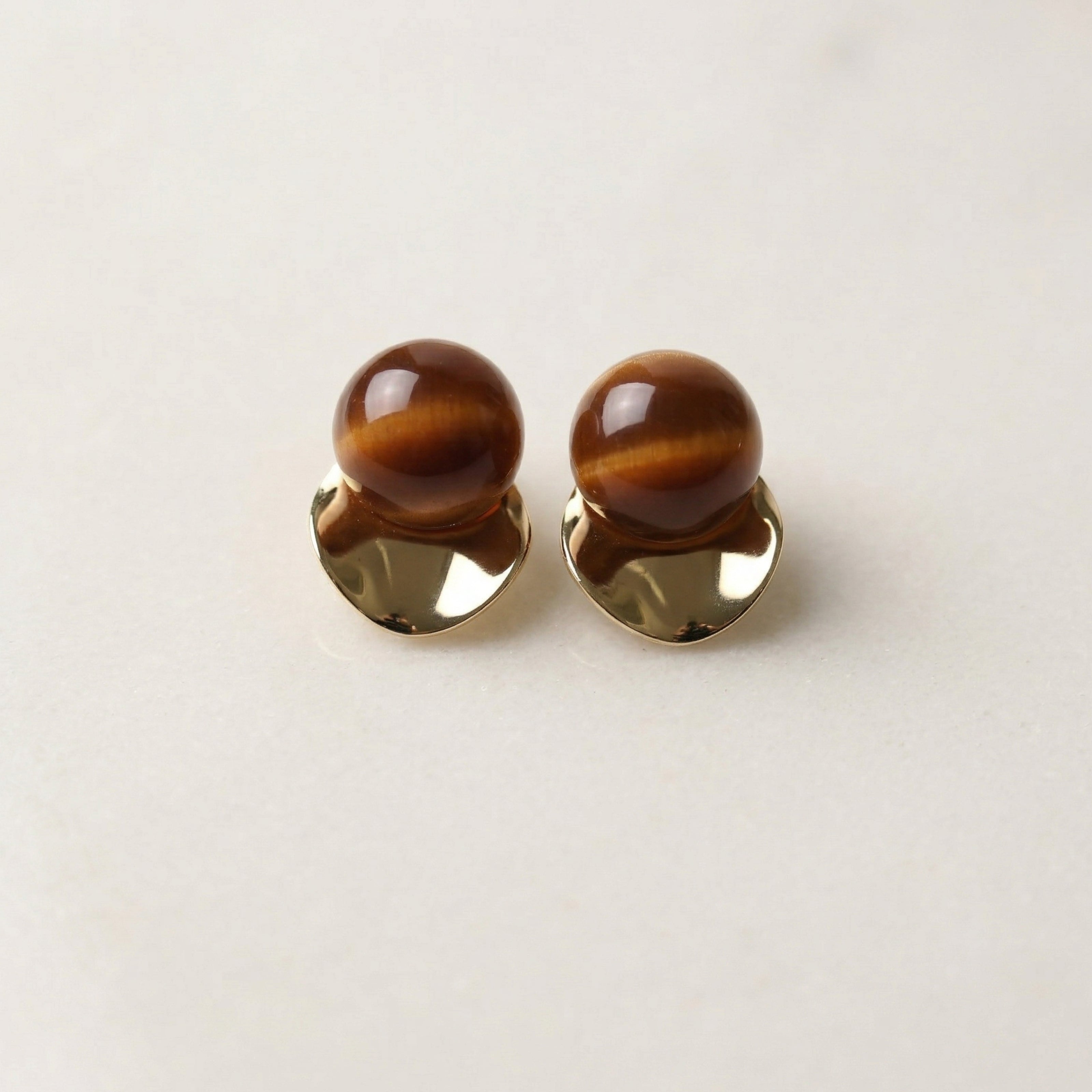 Bronze Halo Stud