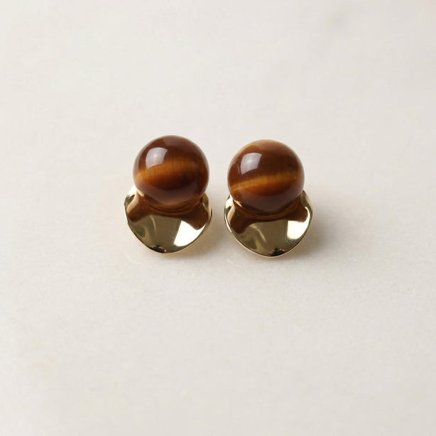 Bronze Halo Stud