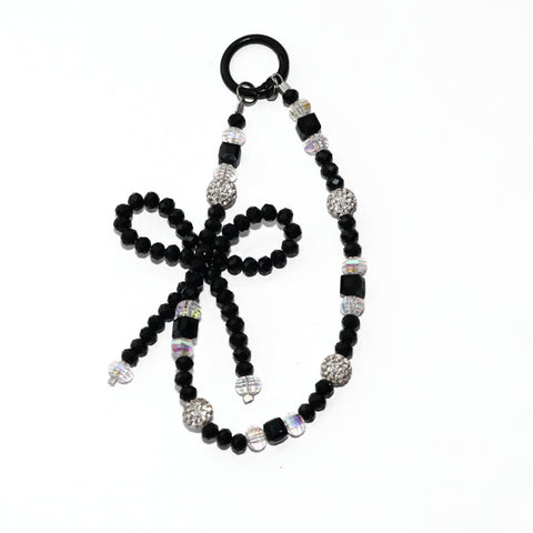 Onyx Bow Statement Charm