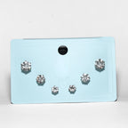 Silver Diamant Stud Set