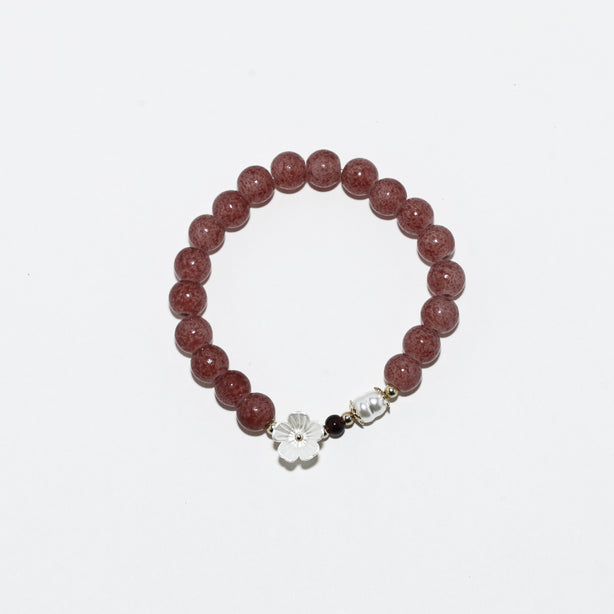 Rose Bead Bracelet