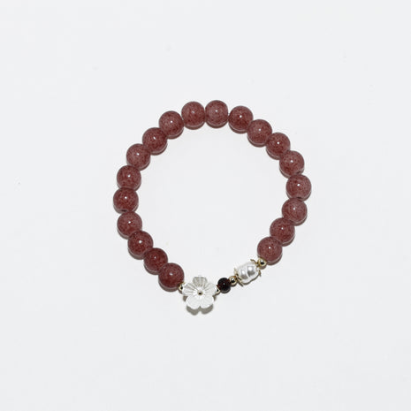 Rose Bead Bracelet