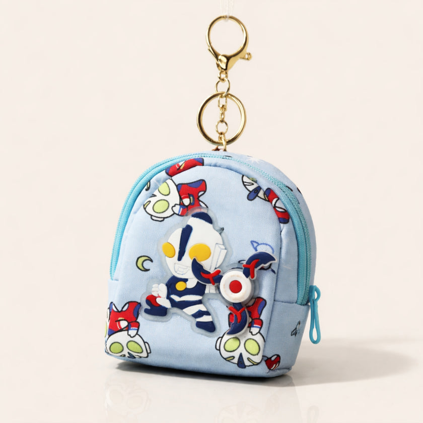 Mini Blue Robot Bag Charm