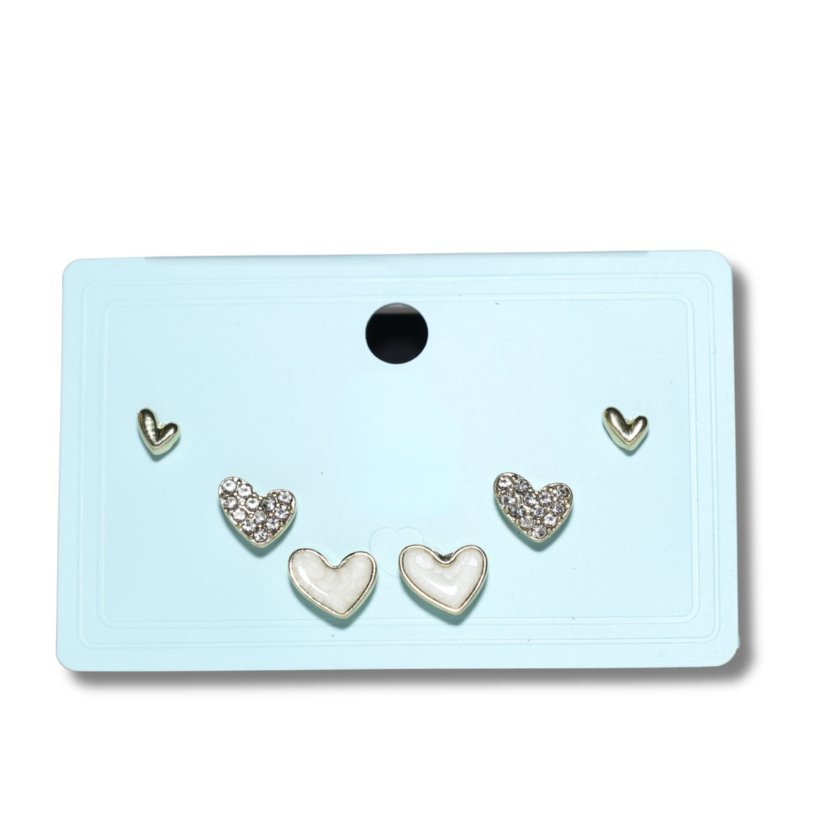 Classique Heart Stud Set
