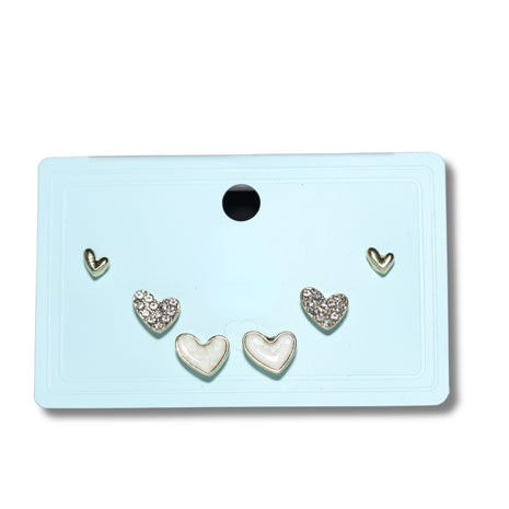 Classique Heart Stud Set