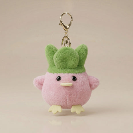 Round Pink Chicken Puff