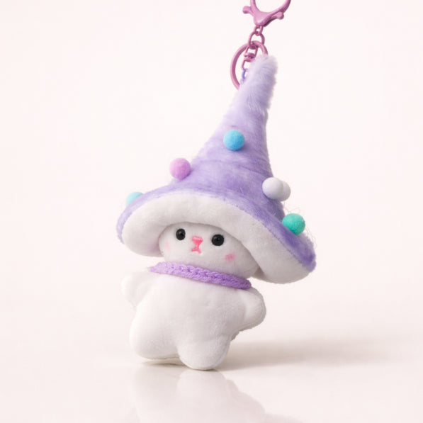 Purple Wizard Bunny Charm