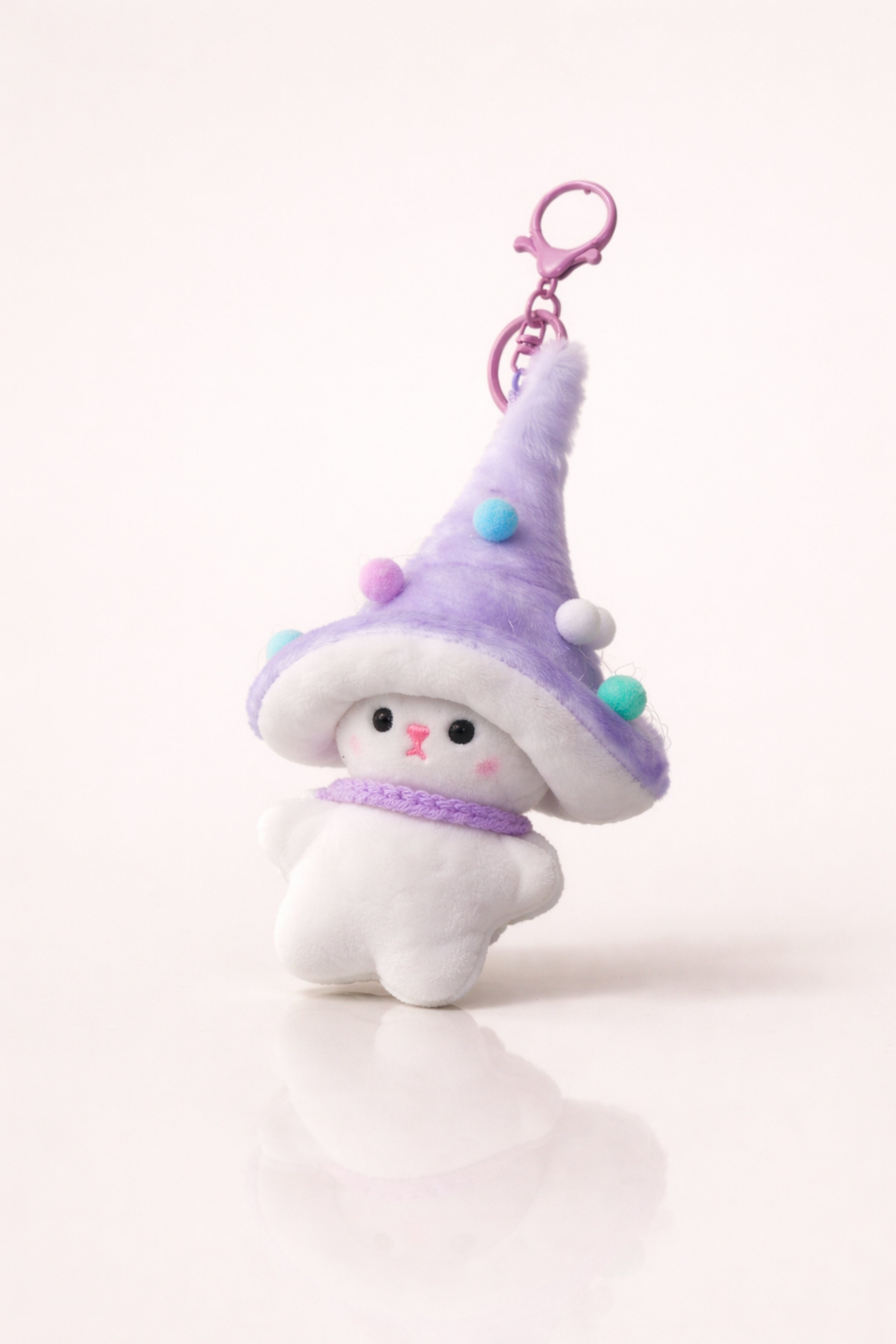 Purple Wizard Bunny Charm