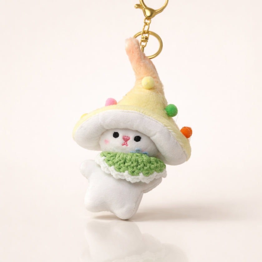 Yellow Wizard Bunny Charm