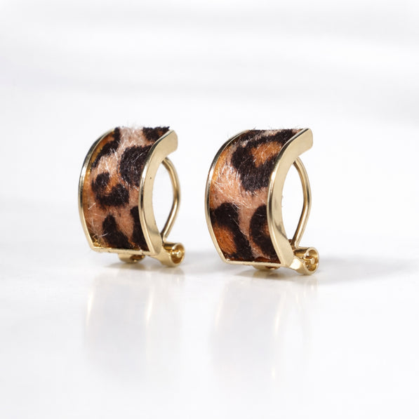 Leopard Curve Earrings