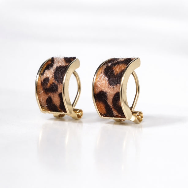 Leopard Curve Earrings
