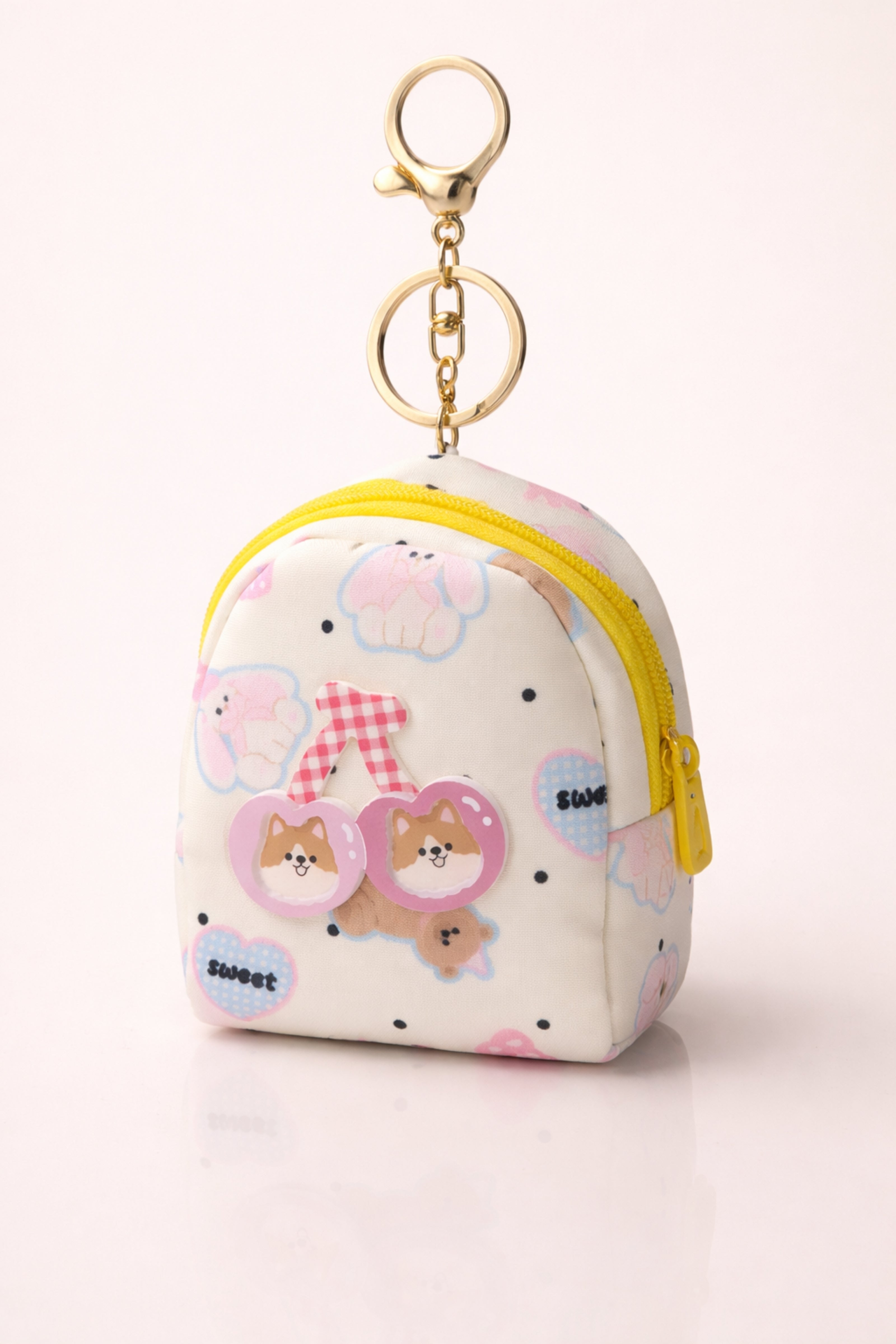 Yellow Mini Bag Charm