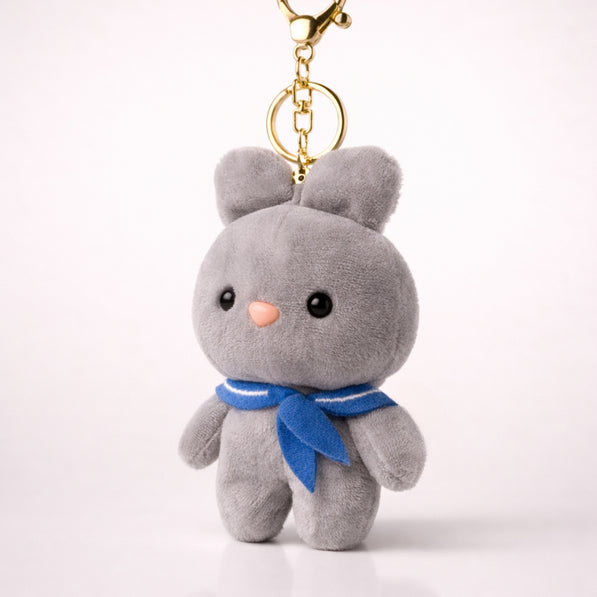 Scouty Grey Bunny Charm