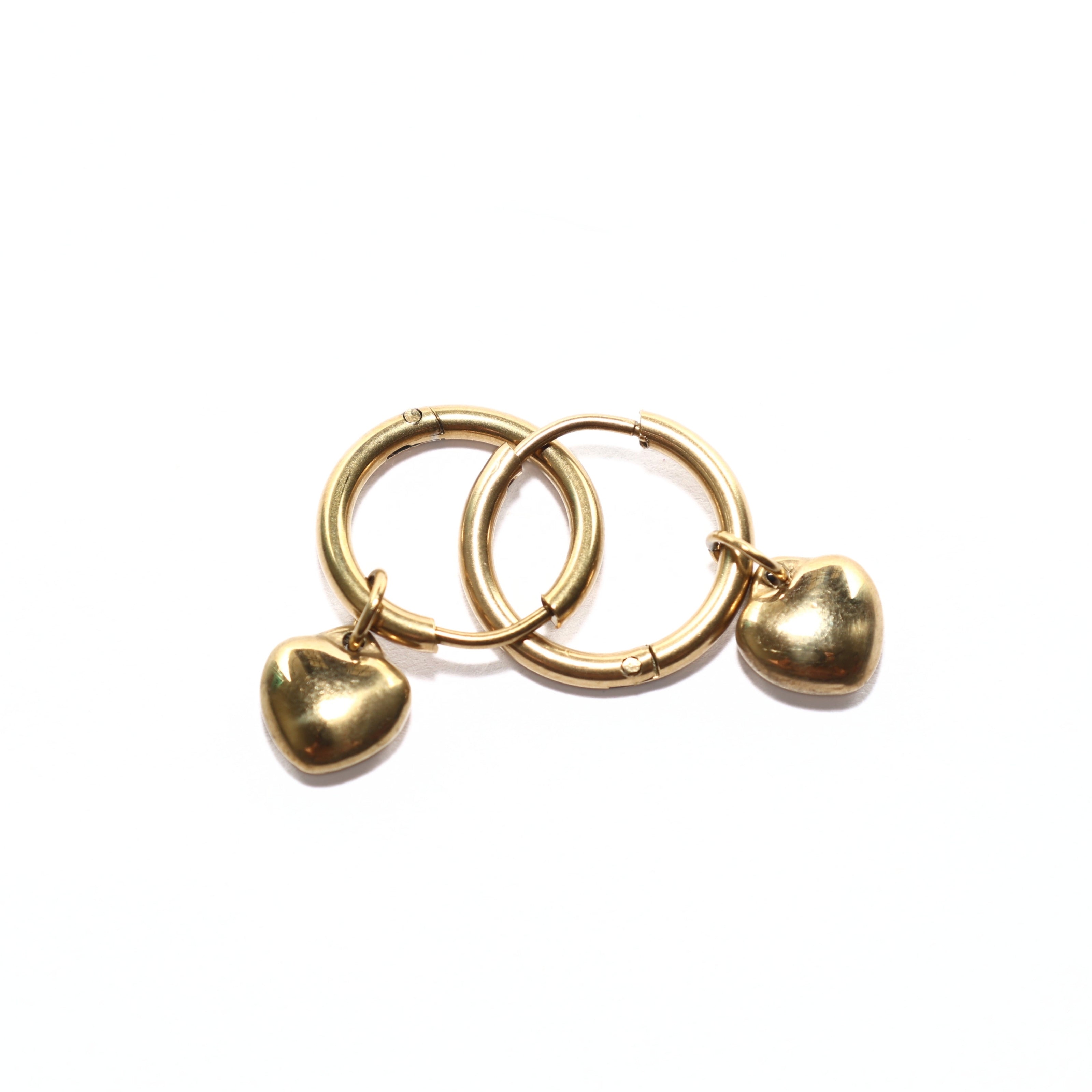Heart Loop Charm Earring