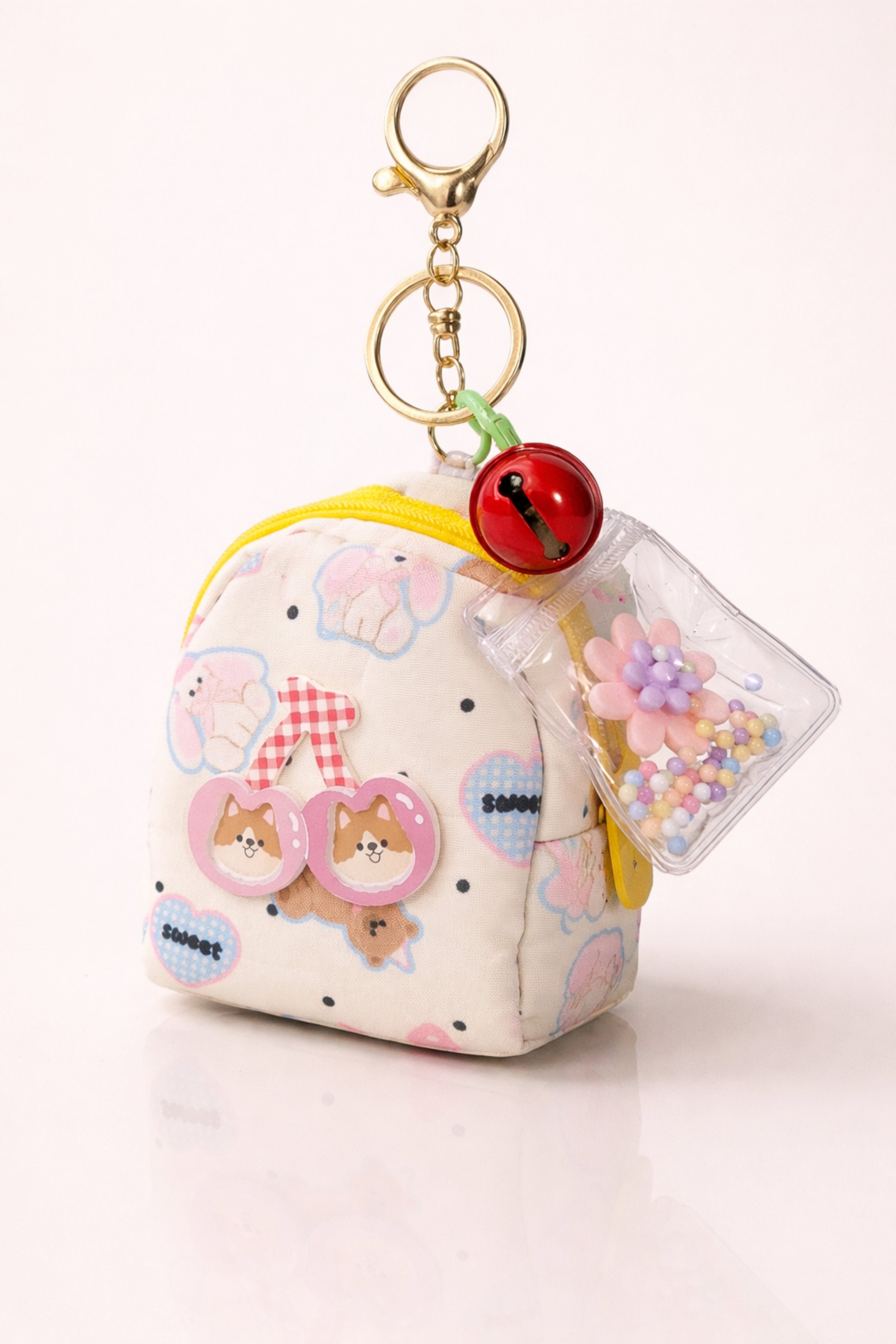 Yellow Mini Bag Charm