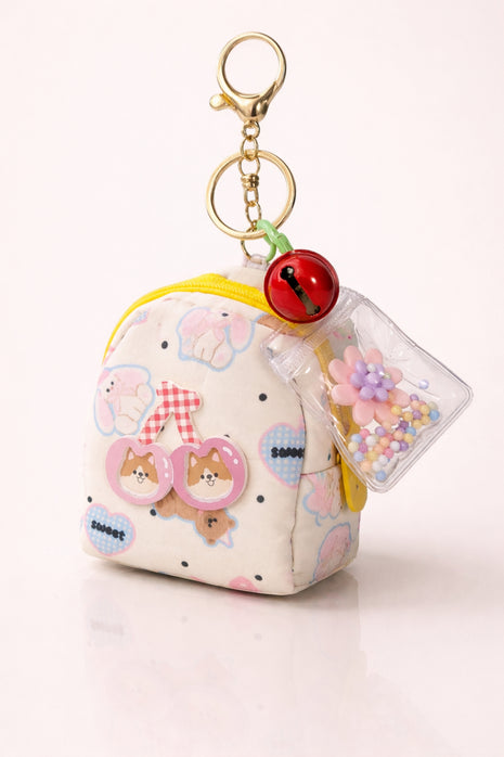 Yellow Mini Bag Charm