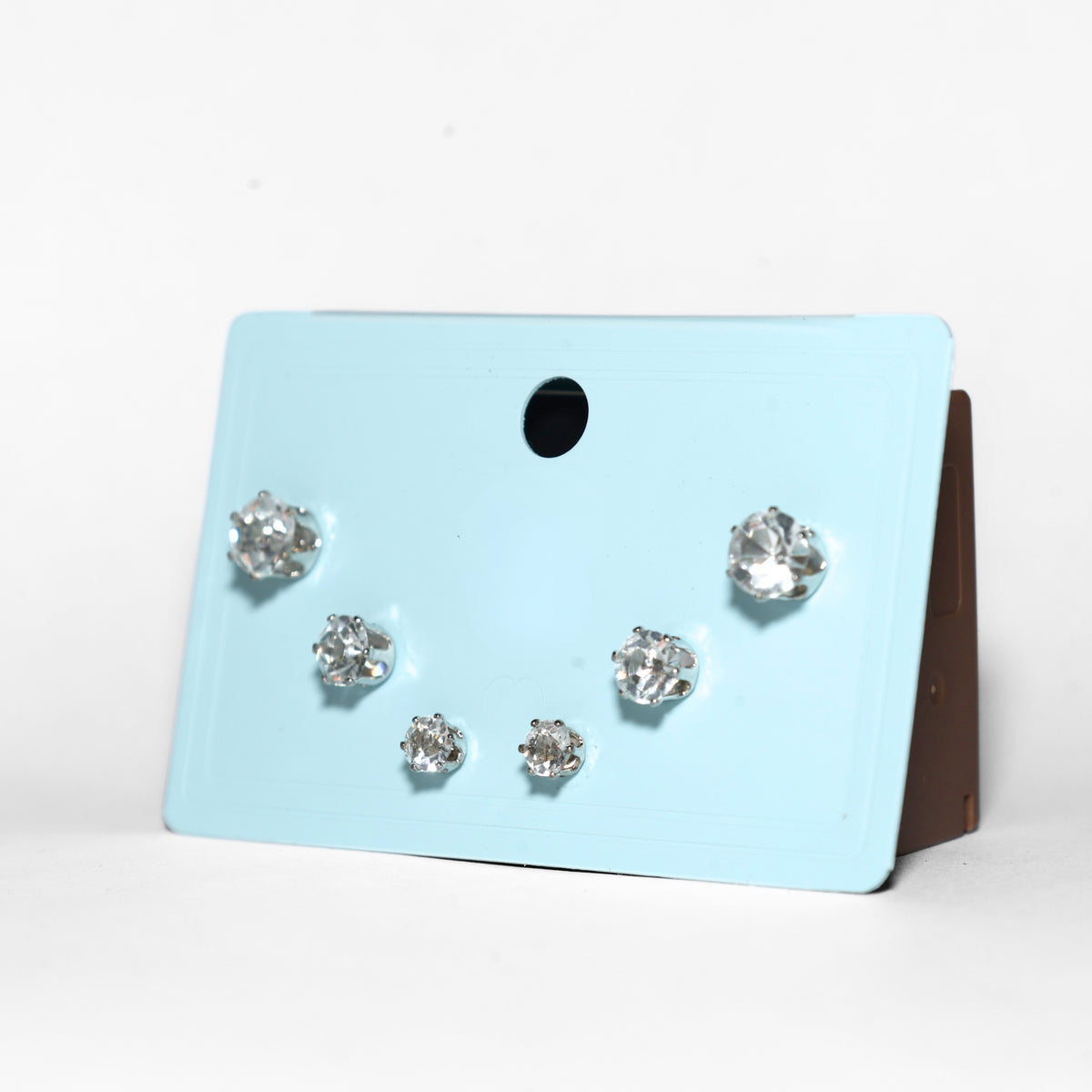 Silver Diamant Stud Set