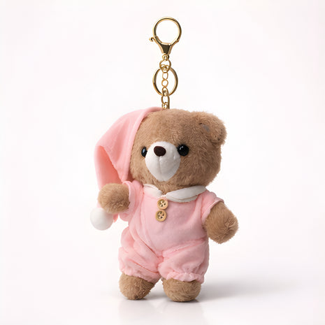 Pink Sleepy Teddy Plush