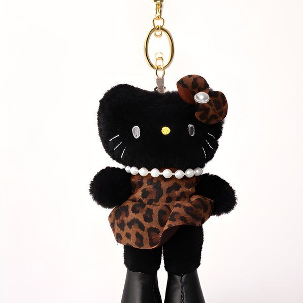 Black Leopard Kitty Plush