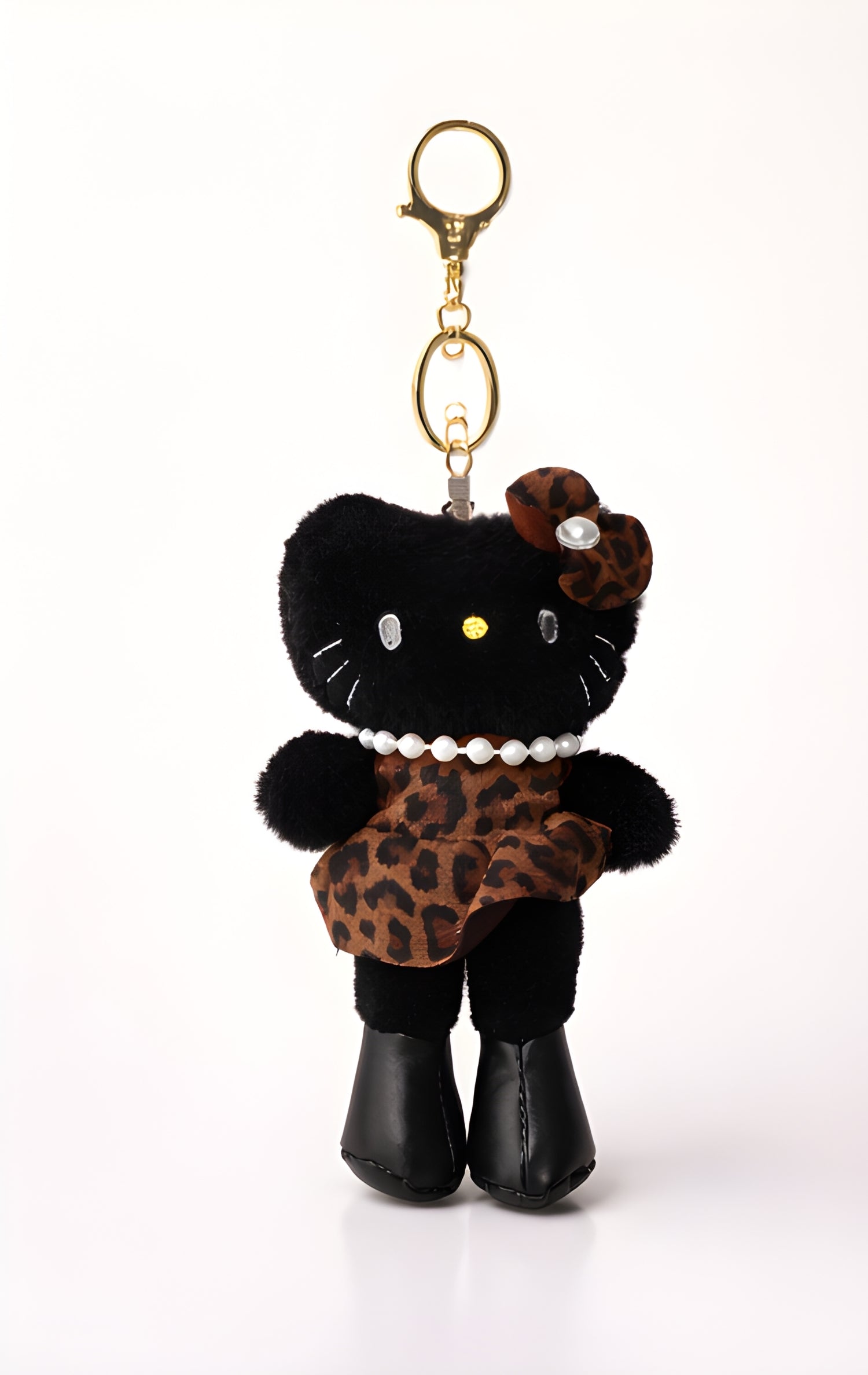 Black Leopard Kitty Plush