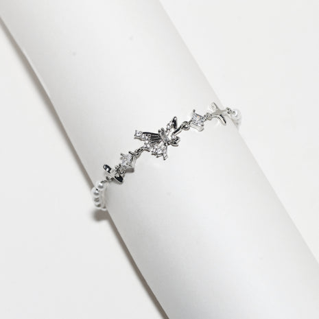 Half Wing Pearl Bracelet