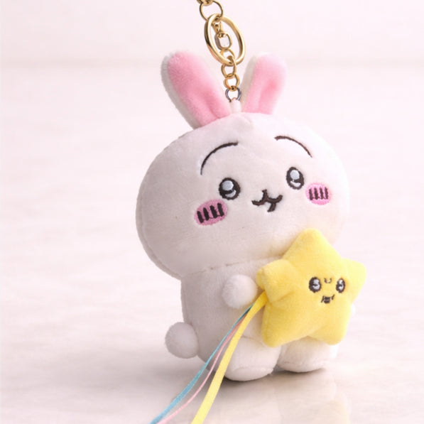 Pink Bunny Star Plush
