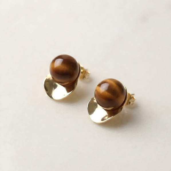 Bronze Halo Stud