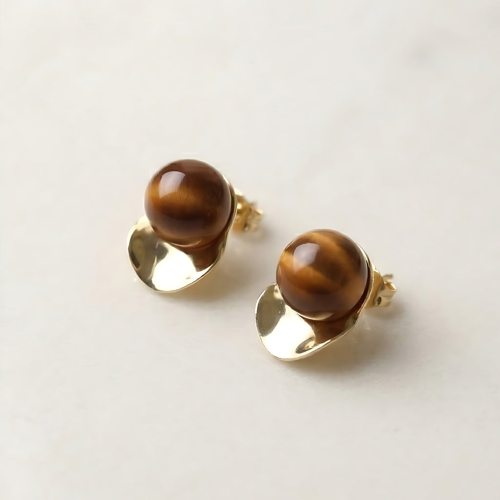 Bronze Halo Stud