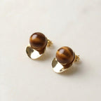 Bronze Halo Stud