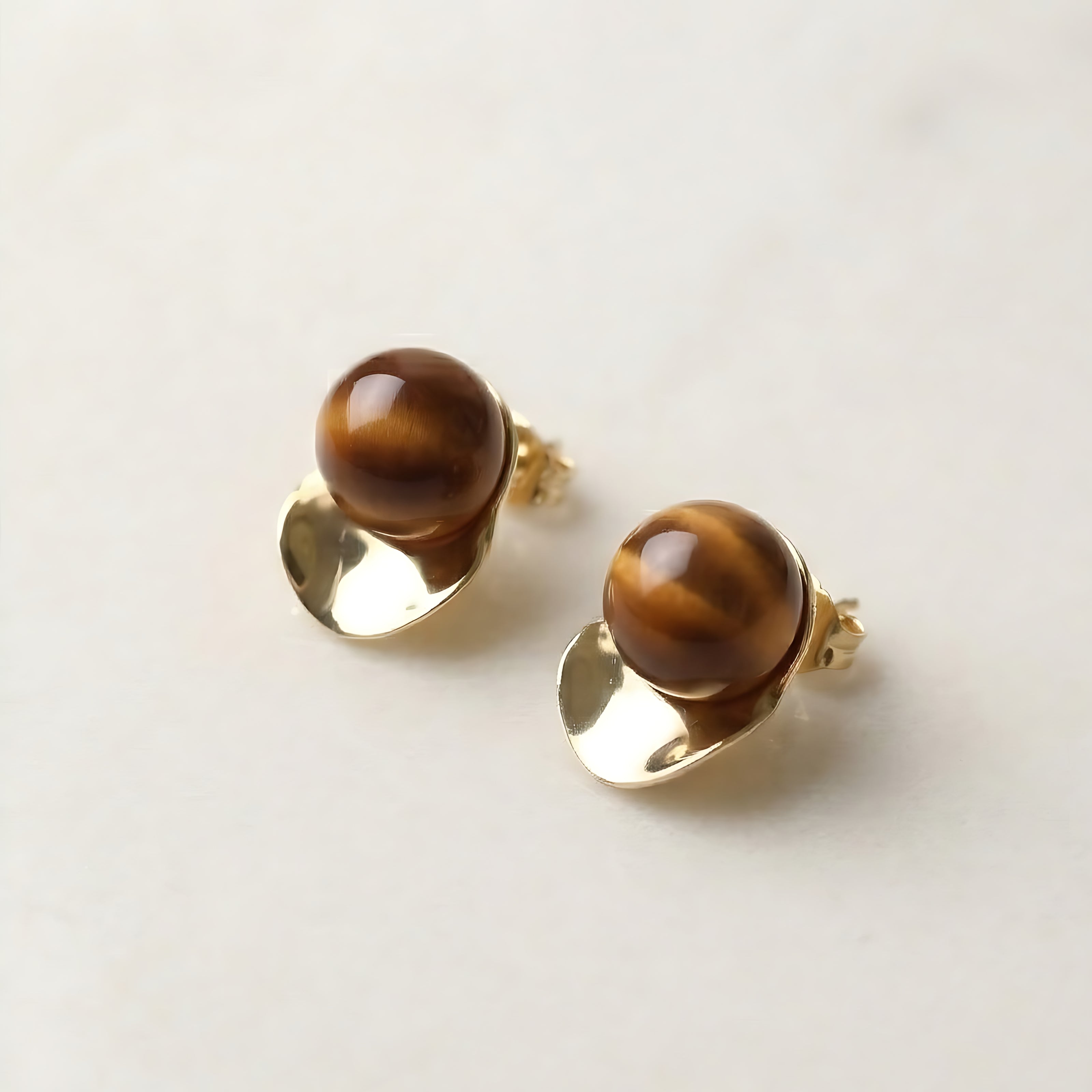 Bronze Halo Stud