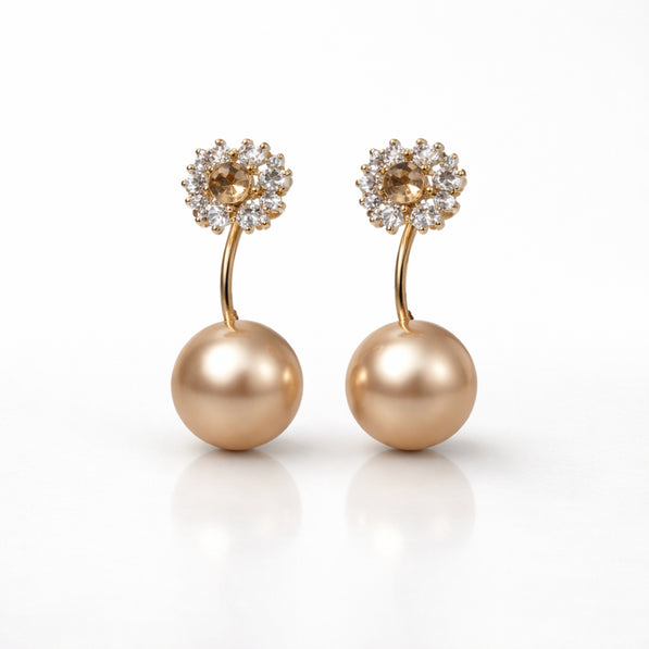 Twice Chic Pearl Earrings