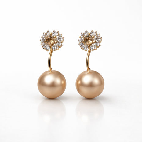 Twice Chic Pearl Earrings