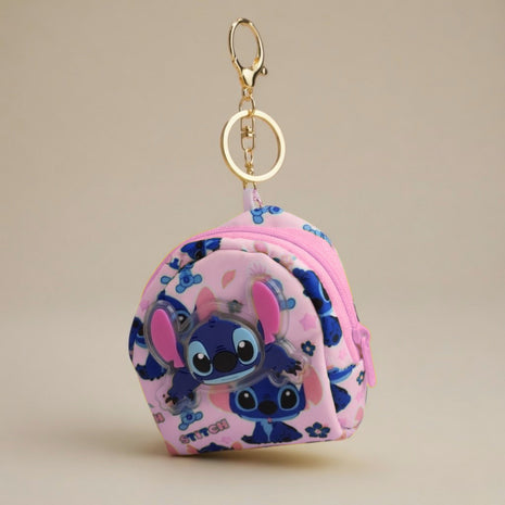 Pink Stitch Mini Bag Charm
