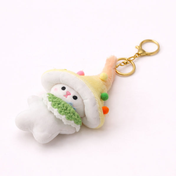 Yellow Wizard Bunny Charm