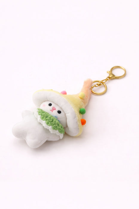 Yellow Wizard Bunny Charm