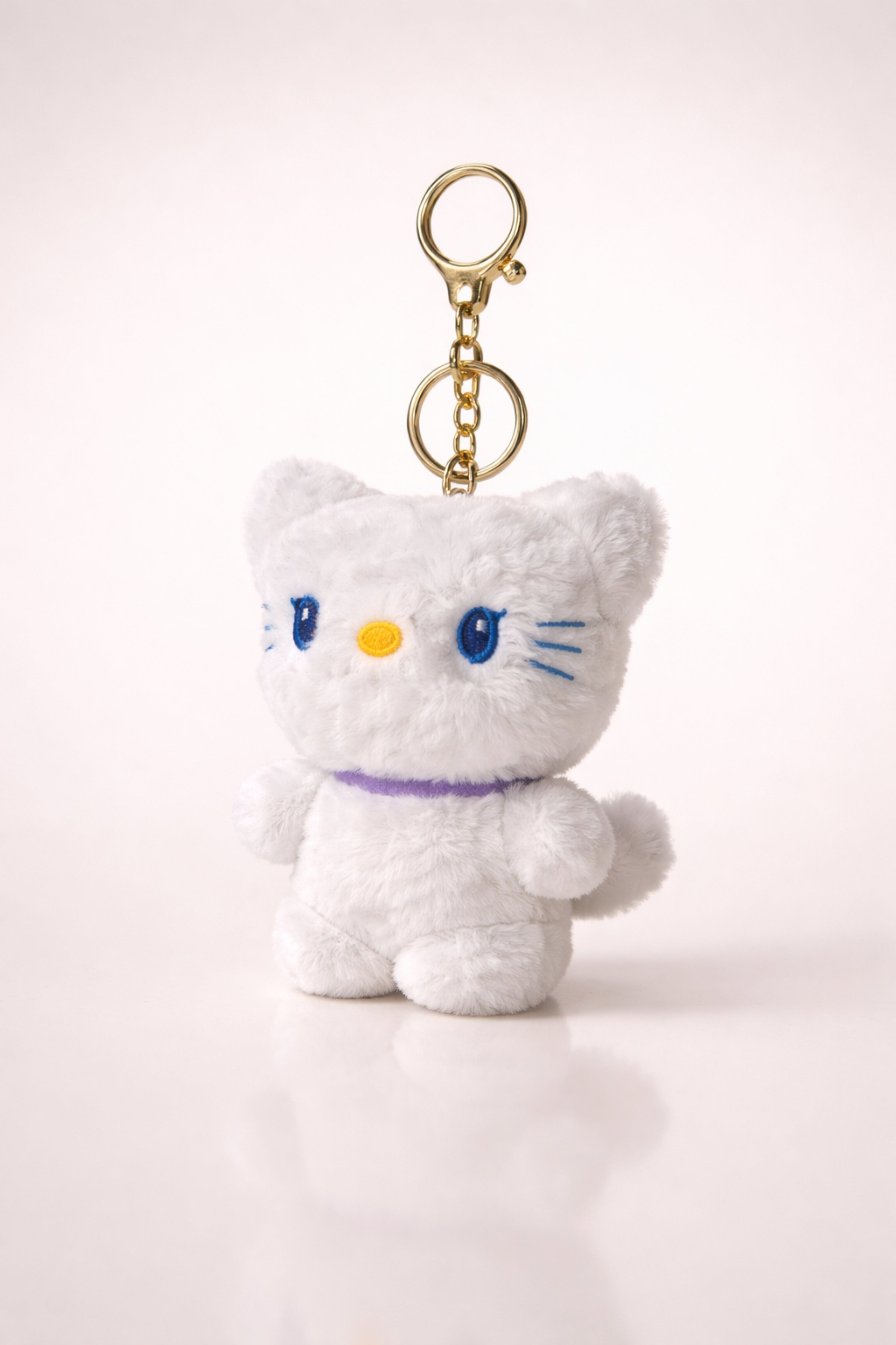 Purple Collar Fluffy Kitty